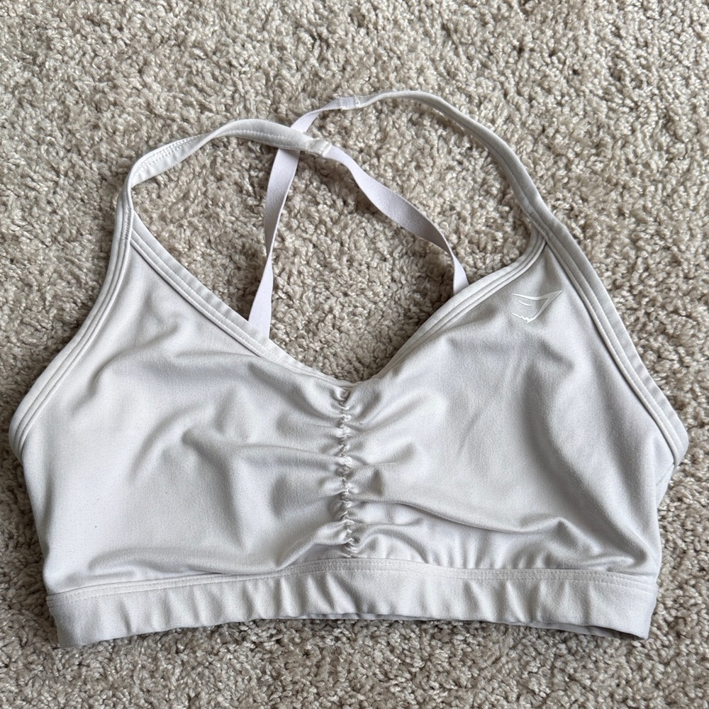 Gymshark Light Gray Sports Bra